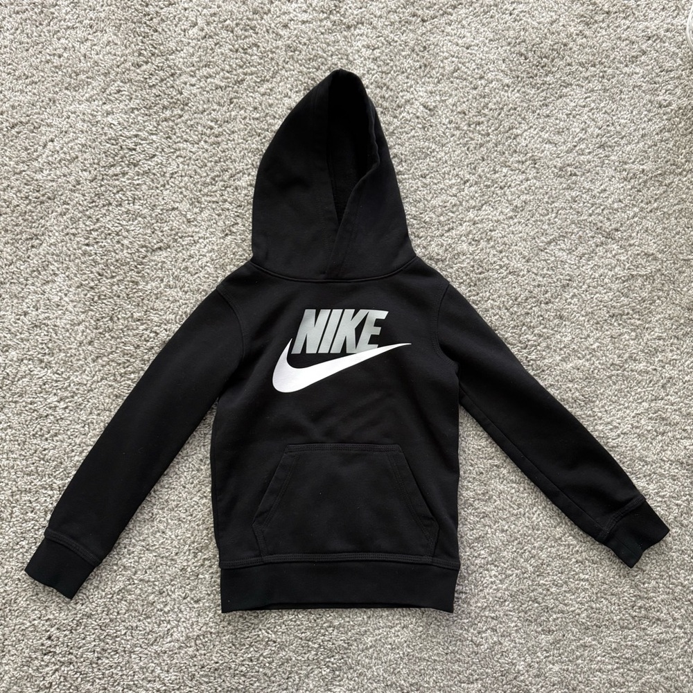 Nike Kids Black Hoodie size 4 XS, Nike Boys Hoodie